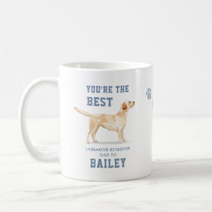 Cute Labrador Retriever Dog Dad   Photo Coffee Mug