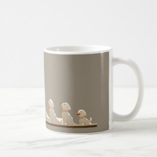 Cute Labrador Retriever Dog Family Coffee Mug