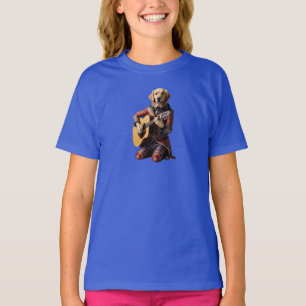 Cute Labrador Retriever Rock Star Kids' T-Shirt