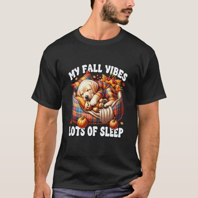 Cute Labrador Retriever Stuff Funny Fall Saying Au T-Shirt (Front)