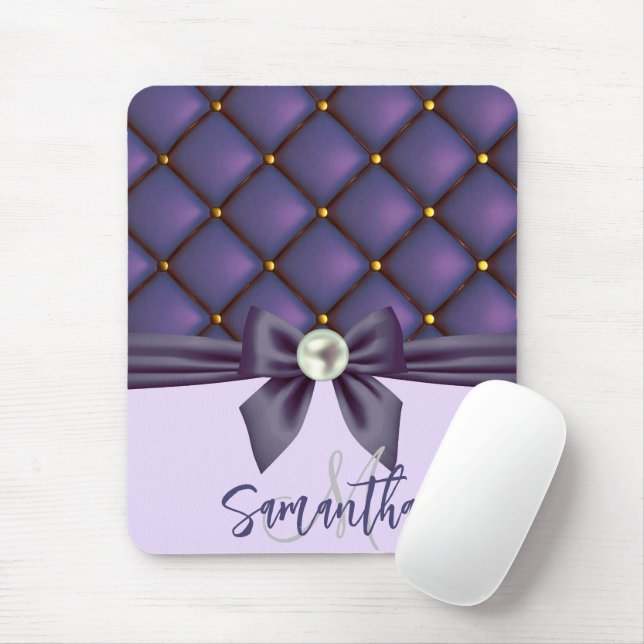 Cute Lace and Pearl Mouse Pad (With Mouse)