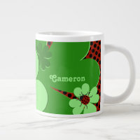 Cute Lady Bug & Clover Leaf Name