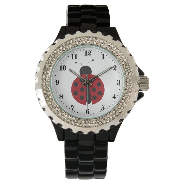 Cute lady bug lover Watch (Front)