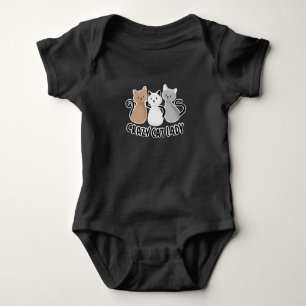 Cute Lady Cats Saying Design Baby Bodysuit