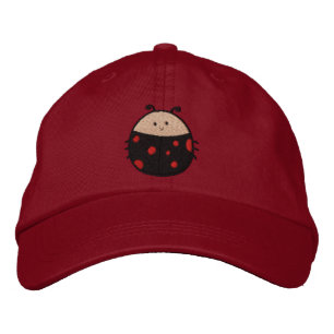 Cute Ladybird Embroidered Hat
