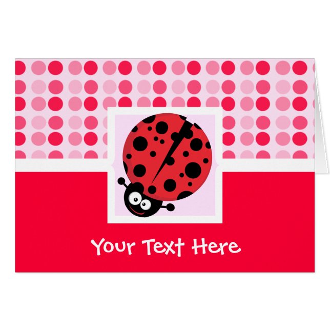 Cute Ladybug (Front Horizontal)