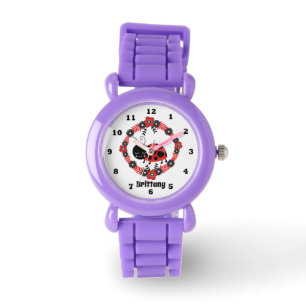 Cute ladybug add name watch
