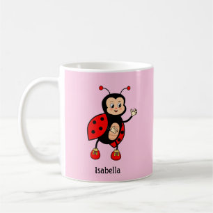 Cute Ladybug and Heart  Coffee Mug