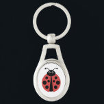 Cute Ladybug Animal Print Key Ring<br><div class="desc">Who doesn't love a lady bug? This fun design is sure to brighten your day.</div>