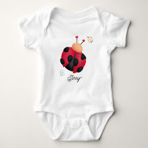 Cute Ladybug Baby Bodysuit