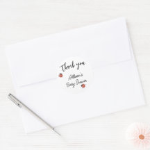 Cute ladybug Baby Shower 
