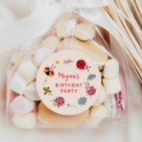 Cute Ladybug Birthday Party Favour