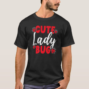 Cute Ladybug Bug Hunter Entomology Insect Catching T-Shirt