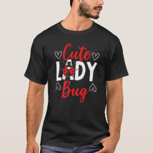 Cute Ladybug Bug Hunter Entomology Insect Catching T-Shirt