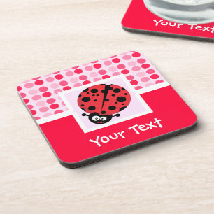 Cute Ladybug Coaster