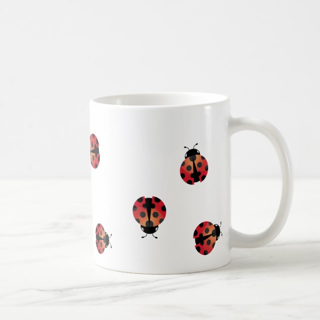 Cute Ladybug Coffee Mug (Right)