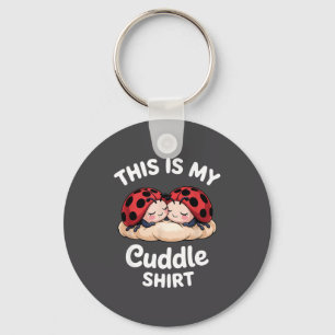 Cute Ladybug Couple This Is My Cuddle  Key Ring