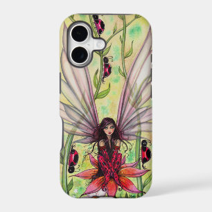 Cute Ladybug Fairy Fantasy Illustration