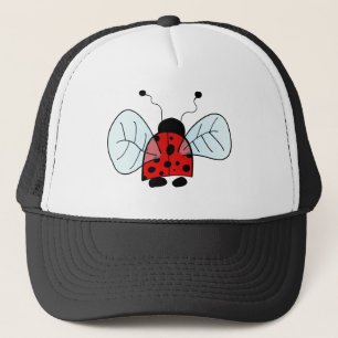Cute Ladybug Illustration Trucker Hat