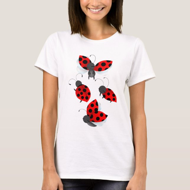 Cute ladybug insect lover T-Shirt (Front)