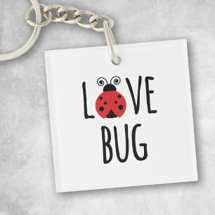 Cute Ladybug - Love Bug Valentines Day Gift Key Ring