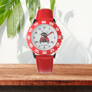 cute ladybug lover add name watch