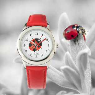 cute ladybug lover add name watch