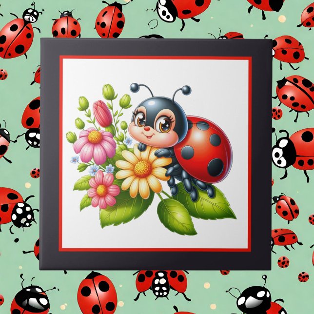 Cute ladybug lovers crafting  tile (Creator Uploaded)