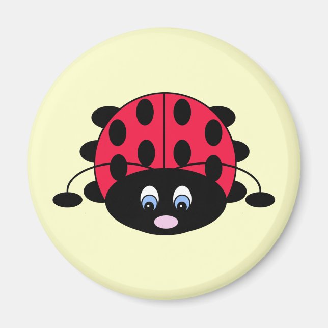Cute Ladybug Magnet (Front)