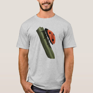 Cute Ladybug On A Tree Limb T-Shirt