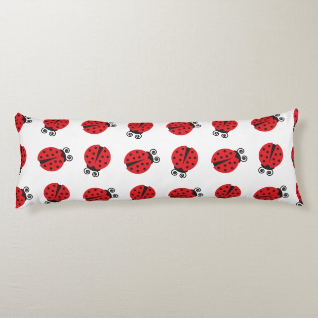 Cute Ladybug Pattern Body Cushion (Back)