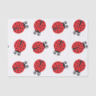 Cute Ladybug Pattern Tissue Paper