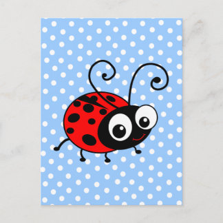 Cute Ladybug Postcard