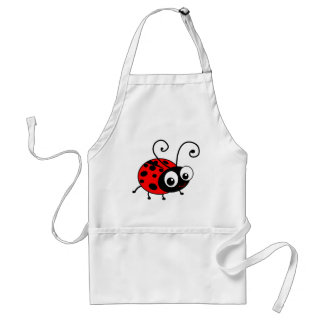 Cute Ladybug Standard Apron