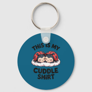 Cute Ladybugs Couple This Is My Cuddle  Key Ring
