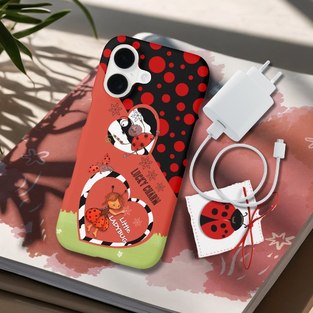 Cute Ladybugs Garden "Lucky Charm" Boutique (Cute Ladybugs Garden Lucky Charm Boutique Case-Mate iPhone Case)