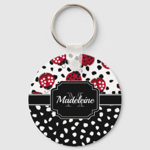 Cute Ladybugs Key Ring