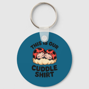 Cute Ladybugs This Is Our Cuddle Couple  Key Ring