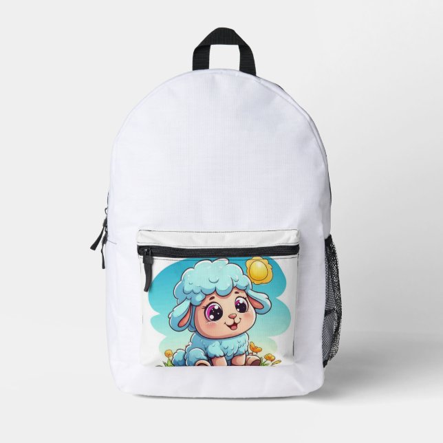 Cute Lamb Backpack (Front)