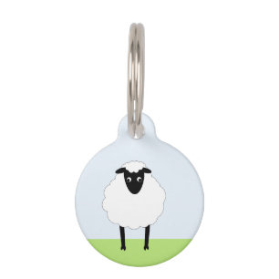 Cute Lamb Cat Tag