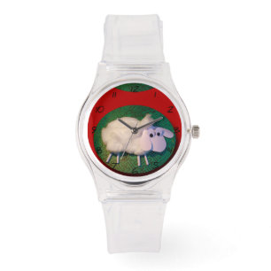 Cute Lamb Chinese astrology Sheep Kids Watch