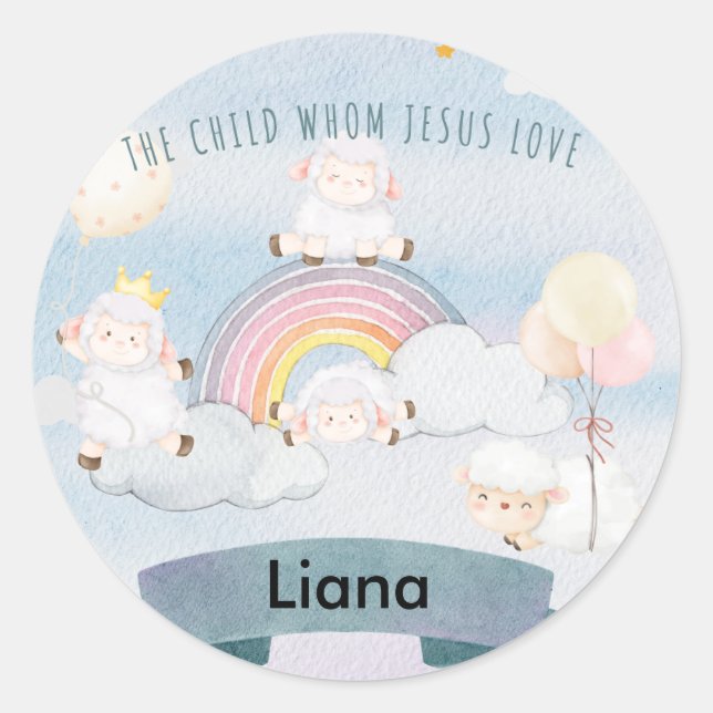 Cute lamb sticker (Front)