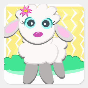 Cute Lamb Stickers