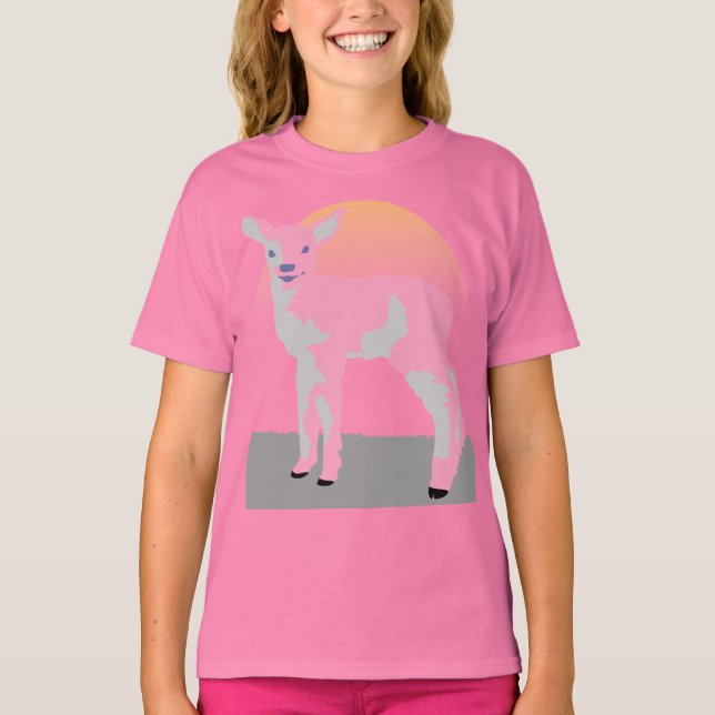 Cute Lamb T-Shirt (Front)