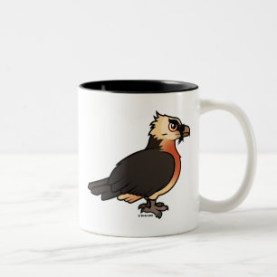 Cute Lammergeier Two-Tone Coffee Mug