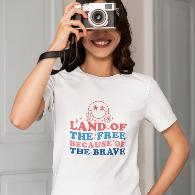 Cute Land Of The Free 4th of July Independence Day T-Shirt (Creator Uploaded)
