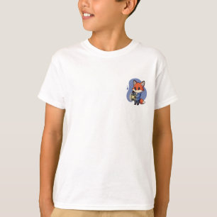 Cute Lantern Fox Explorer Kids T-Shirt