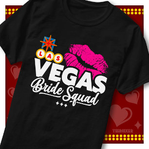 Cute Las Vegas Bride Squad Girls Trip Bachelorette T-Shirt