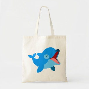 Cute Laughing Cartoon Dolphin Bag