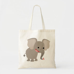 Cute Laughing Cartoon Elephant Bag